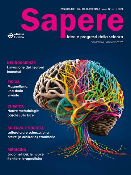 Sapere. Idee e progressi della scienza (2026). Vol. 1 - copertina