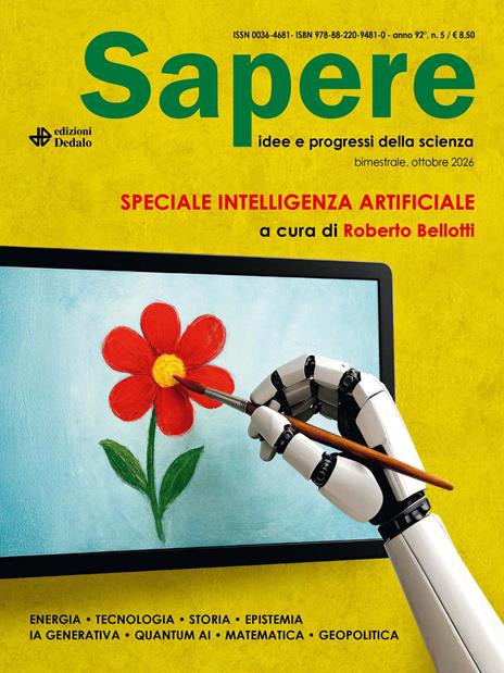 Sapere. Idee e progressi della scienza (2026). Vol. 5 - copertina