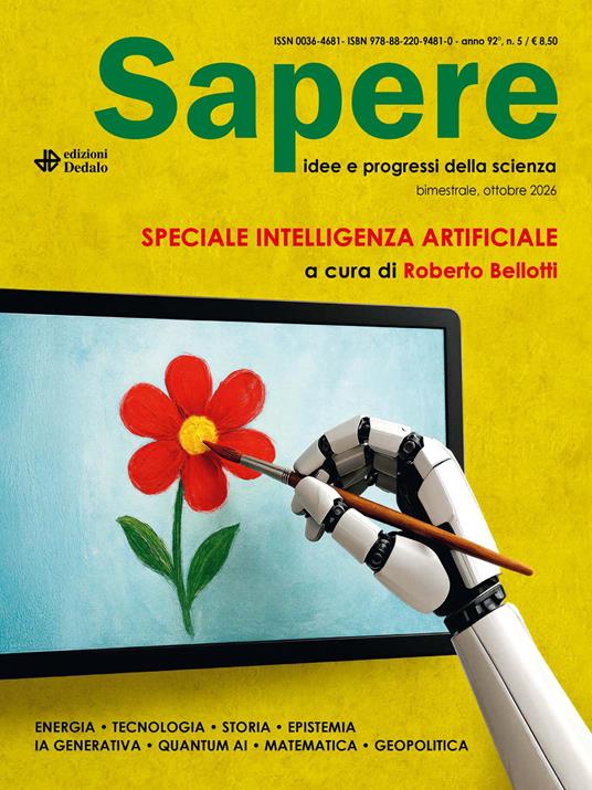 Sapere. Idee e progressi della scienza (2026). Vol. 5 - copertina