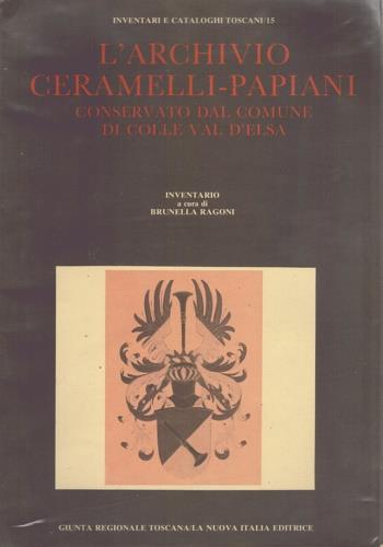 L'archivio Ceramelli-Papiani conservato dal Comune di Colle Val d'Elsa - copertina