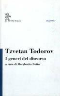 I generi del discorso - Tzvetan Todorov - copertina