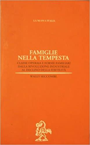 Famiglie nella tempesta. Classe operaia e forme familiari dalla rivoluzione industriale al declino della fertilità - Wally Seccombe - copertina