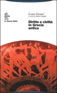Diritto e civiltà in Grecia antica - Louis Gernet - copertina