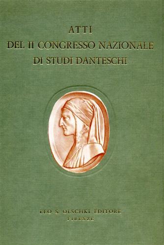Dante e l'Italia meridionale. Atti del 2º Congresso nazionale di studi danteschi - copertina