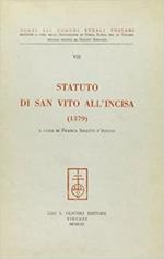Statuto di San Vito all'Incisa (1379)