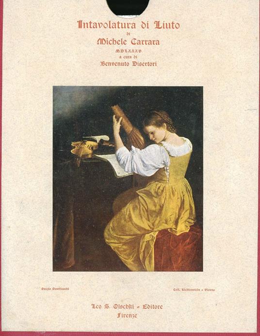La intavolatura di liuto del 1585 - Michele Carrara - copertina