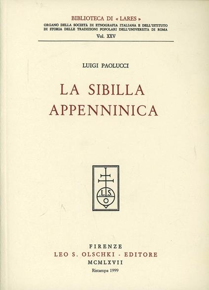 La Sibilla appenninica - Luigi Paolucci - copertina