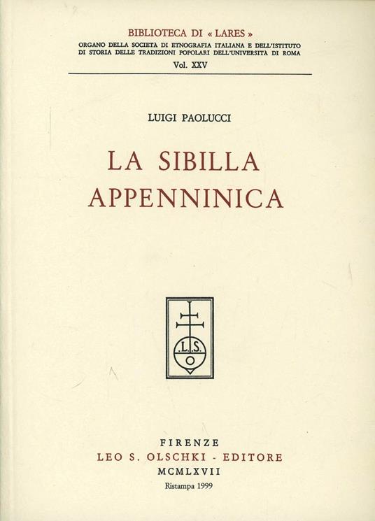 La Sibilla appenninica - Luigi Paolucci - copertina