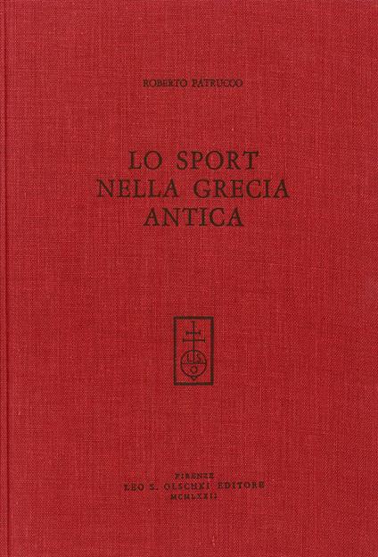 Lo sport nella Grecia antica - Roberto Patrucco - copertina