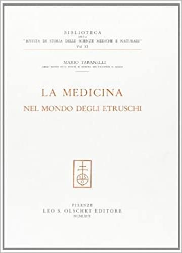 La Medicina nel mondo degli etruschi - Mario Tabanelli - copertina