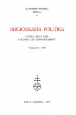 Bibliografia politica. Storia delle idee e scienza dei comportamenti. Vol. 3