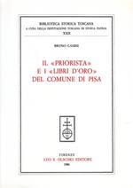 Il priorista e i libri d'oro del comune di Pisa