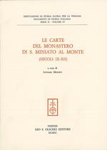 Le carte del monastero di S. Miniato al Monte (secoli IX-XII)