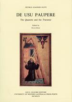 De usu paupere. The «quaestio» and the «tractatus»