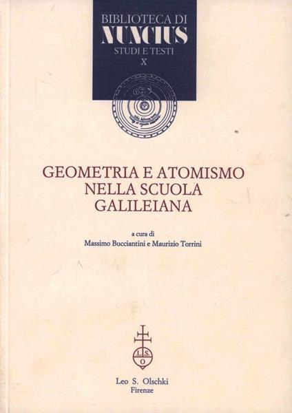 Geometria e atomismo nella scuola galileiana - copertina