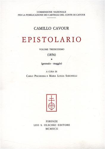 Epistolario. Vol. 13: 1856 - Camillo Cavour - copertina