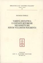 Varietà sintattica e costanti retoriche nei sonetti dei «Rerum vulgarium fragmenta»