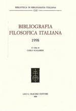 Bibliografia filosofica italiana 1998