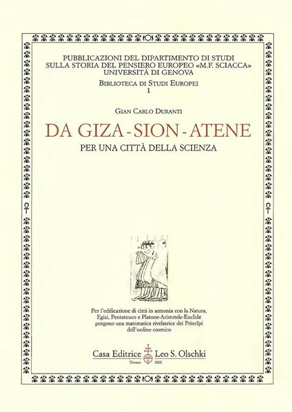 Da Giza-Sion-Atene. Per una città della scienza - Giancarlo Duranti - copertina