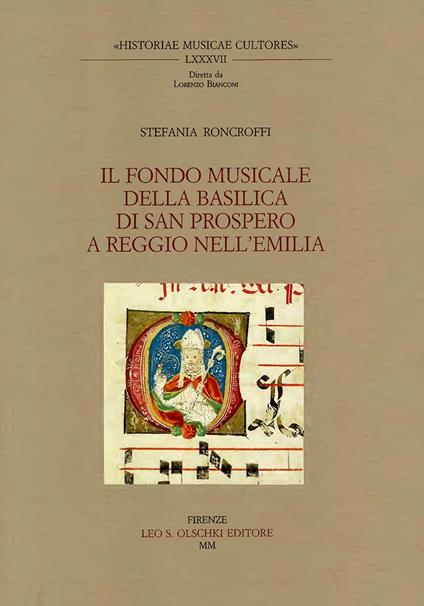 Il fondo musicale della Basilica di S. Prospero a Reggio nell'Emilia - Stefania Roncroffi - copertina