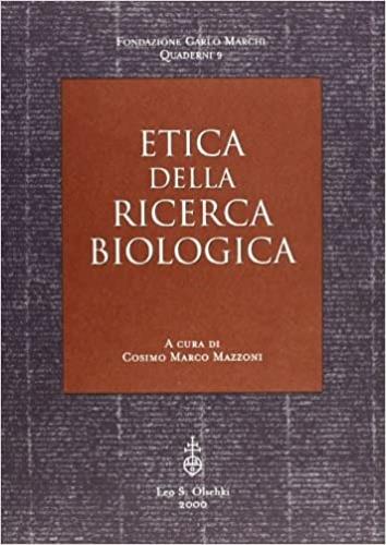 Etica della ricerca biologica - copertina