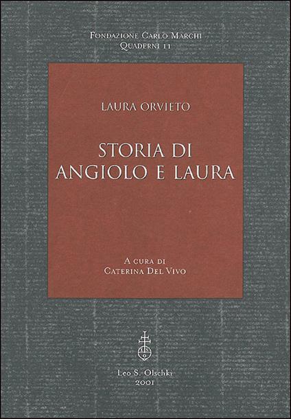 Storia di Angiolo e Laura - Laura Orvieto - copertina