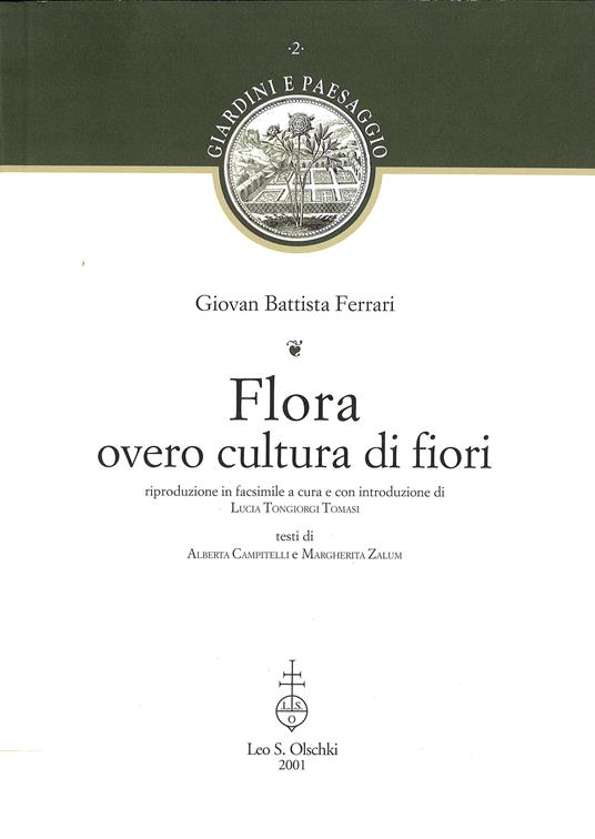 Flora overo cultura di fiori - G. Battista Ferrari - copertina