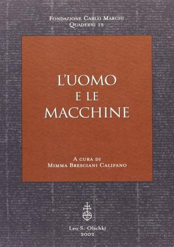 L'uomo e le macchine - copertina