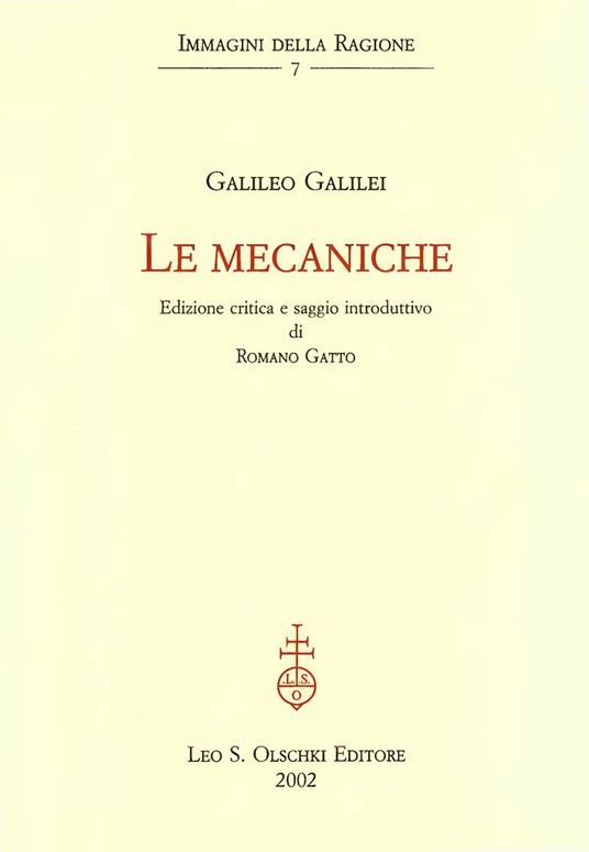 Le mecaniche - Galileo Galilei - copertina