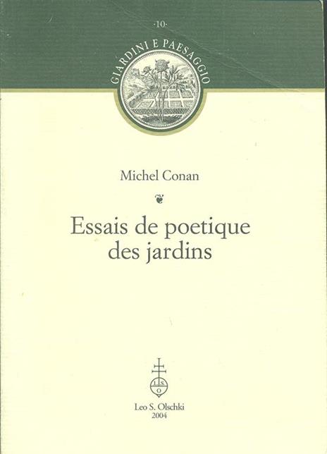 Essais de poetique des jardins - Michel Conan - copertina