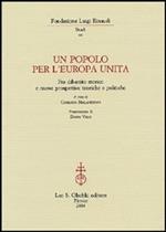 Un popolo per l'Europa unita. Fra dibattito storico e nuove prospettive teoriche e politiche