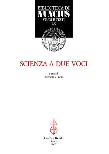 Scienza a due voci - copertina