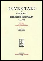 Inventari dei manoscritti delle Biblioteche d'Italia. Vol. 112: Gorizia. Biblioteca civica. Biblioteca Isontina