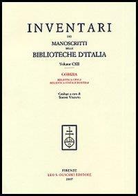 Inventari dei manoscritti delle Biblioteche d'Italia. Vol. 112: Gorizia. Biblioteca civica. Biblioteca Isontina - copertina