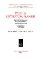 Studi di letteratura francese