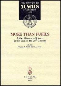 More than pupils. Italian women in science at the turn of 20th century - copertina
