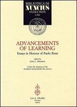 Advancements of Learning. Essays in Honour of Paolo Rossi