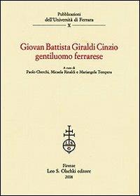Giovan Battista Giraldi Cinzio gentiluomo ferrarese - copertina