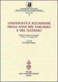 Università e accademie negli anni del fascismo e del nazismo - 4