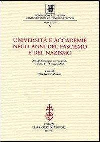 Università e accademie negli anni del fascismo e del nazismo - 3