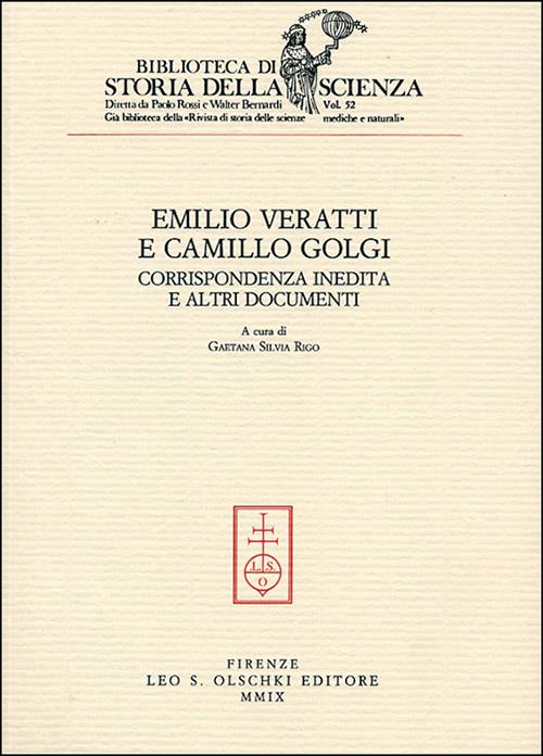 Corrispondenza inedita e altri documenti - Emilio Veratti,Camillo Golgi - copertina