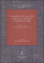 I valori del nuovo; laicità, lavoro, costituzione. Scritti per Gian Paolo Meucci