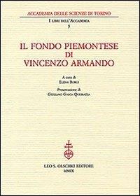 Il fondo piemontese di Vincenzo Armando - copertina