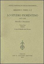 Lo Studio fiorentino (1473-1503). Ricerche e documenti. Vol. 6: Indici