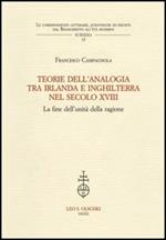 Teorie dell'analogia tra Irlanda e Inghilterra nel secolo XVIII. La fine dell'unità della ragione