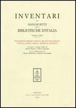Inventari dei manoscritti delle biblioteche d'Italia. Vol. 114: Frammenti ebraici di Cesena, Faenza, Forlì, Imola, Rimini e Spoleto