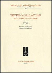 Teofilo Gallaccini. Selected writings and library - copertina