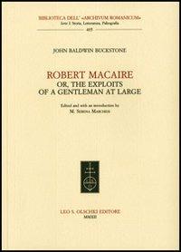 Robert Macaire or, The Exploits of a Gentleman at Large - John Baldwin Buckstone - copertina