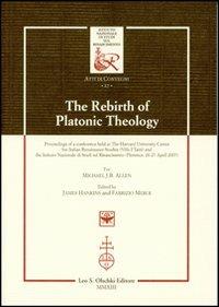 The rebirth of platonic theology... Ediz. italiana e inglese - copertina