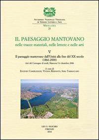 Il paesaggio mantovano nelle tracce materiali, nelle lettere e nelle arti. Atti del Convegno di studi (Mantova, 5-6 dicembre 2006). Vol. 5: Il paesaggio mantovano dall'Unità alla fine del XX secolo (1866-2000) - copertina